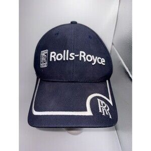 Rolls-Royce Logo Rare Design Strapback Baseball Hat Cap Car Luxury Embroidered
